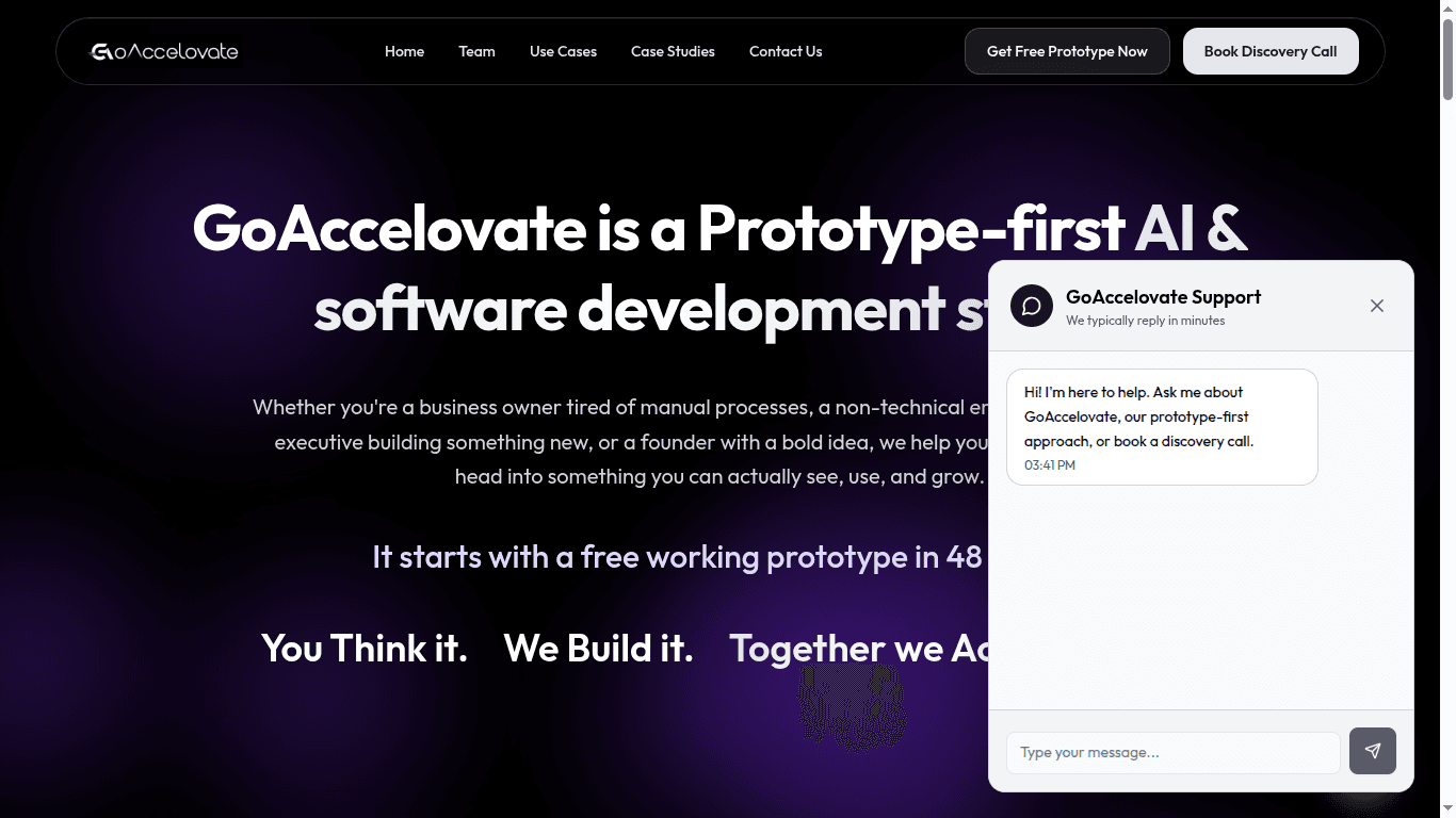 GoAccelovate Company Website