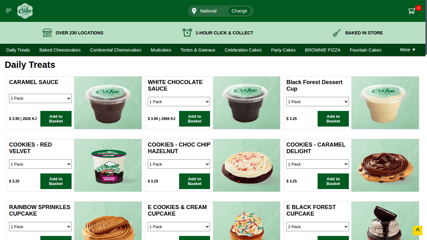 Cake Shop E-commerce