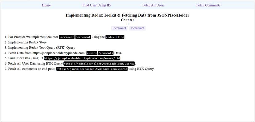 Implementing Redux RTK Query