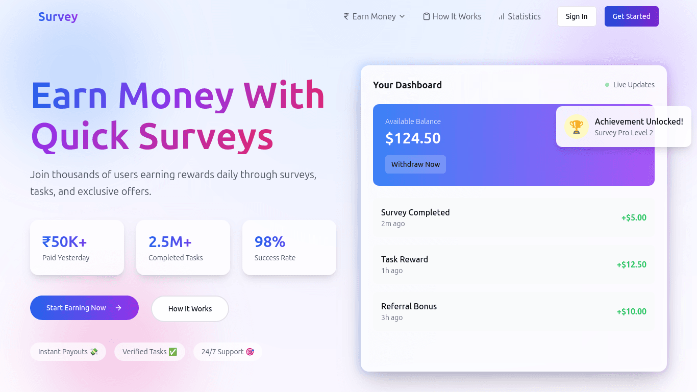 Survey CPA Website